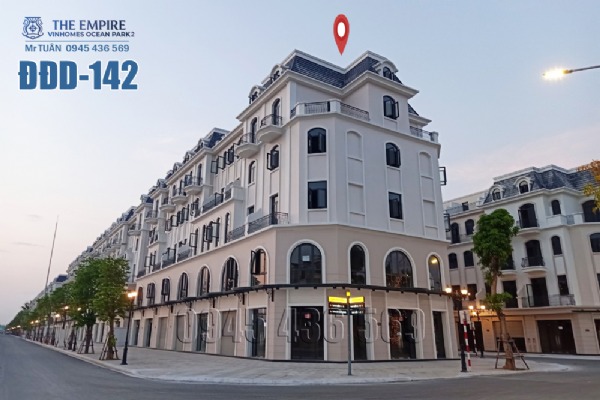 SHOPHOUSE ĐƯỜNG ĐẠI DƯƠNG | ĐĐD-142 (GÓC 3 MẶT ĐƯỜNG, 166m2)